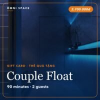 Ōmni Space gift card: Couple Float 90 minutes