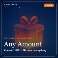 Ōmni Space gift card with a custom amount