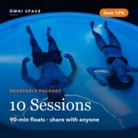 Ōmni Space shareable package: 10 float sessions