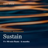 Ōmni Space Sustain membership: 9 × 90-minute floats